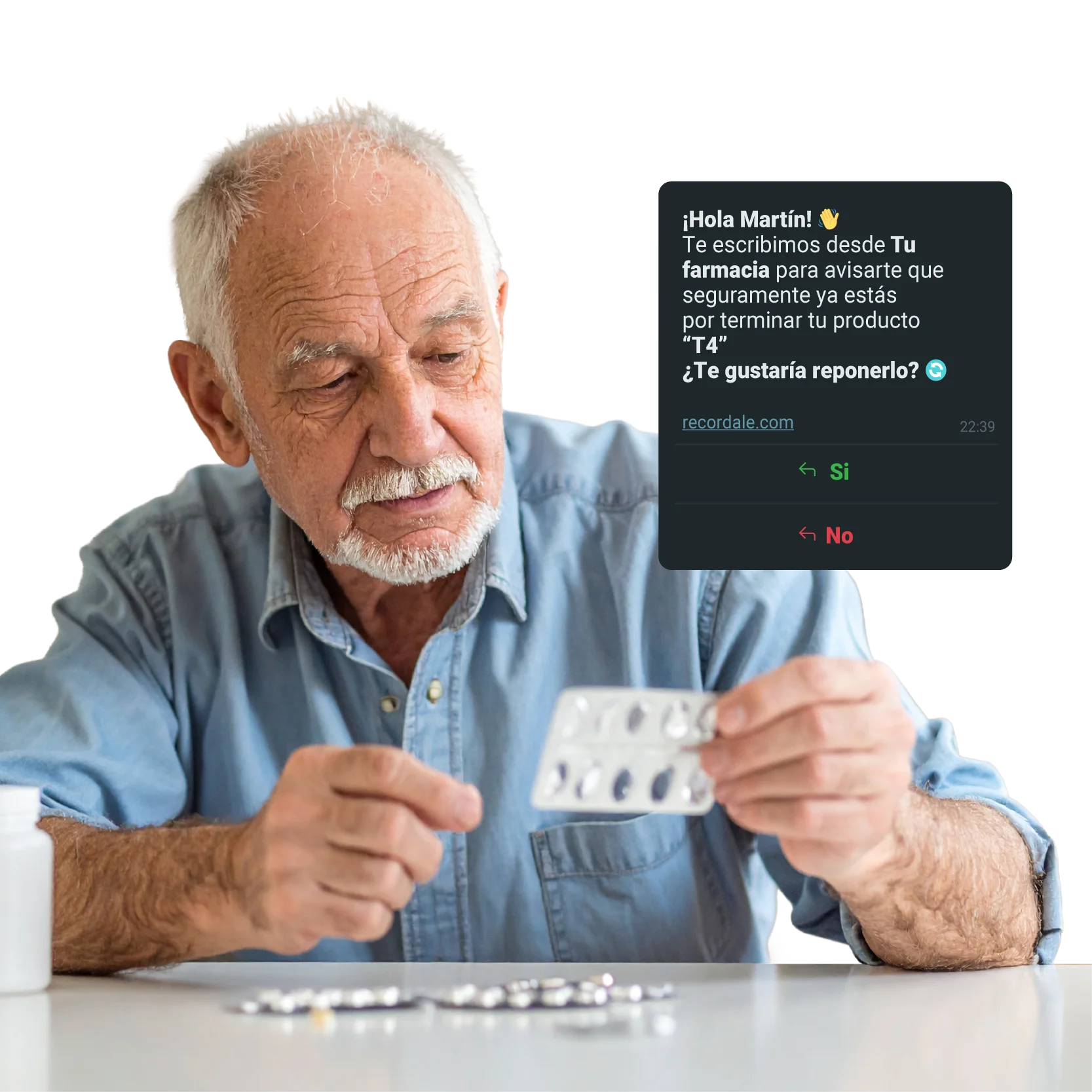 Cliente recibe recordatorio por WhatsApp